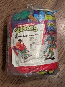 Vintage Rare New Teenage Mutant Ninja Turtles Slumber Bed / Comforter Ero 30x57 - Picture 1 of 9