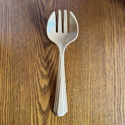Vintage Imperial USA Plastic Serving Salad Fork-Marbled Look- 8 1/2”  - Image 1 of 4
