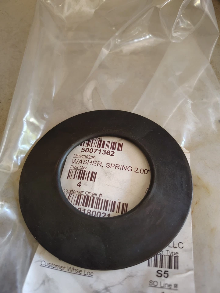 bush hog spring washer 50071362 - Image 1 of 2