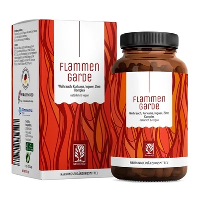 Weihrauch Kurkuma Ingwer Kapseln Hochdosiert Curcumin Flammengarde NATURTREU® - Bild 1 von 4