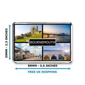 Bournemouth - Imán de nevera Jumbo - Exclusivamente por diseños de puré - Imagen 1 de 3