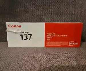 Oryginalny kaseta z czarnym tonerem OEM Canon 137 imageCLASS MF210/220/230NIB - Zdjęcie 1 z 1