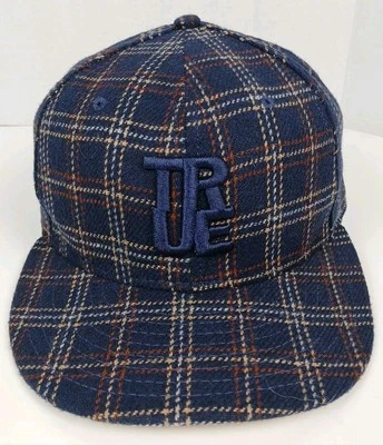 Sombrero ajustado True New Era 7 3/4 vintage a cuadros para hombre 59FIFTY hecho en EE. UU.  Foto 1 de 4