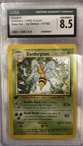 Pokemon TCG 1999 (French) Beedrill - First Edition. 17/102. - Picture 1 of 2