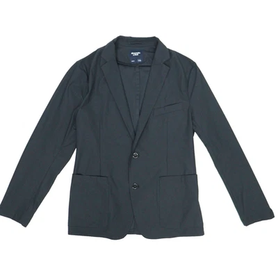 Abercrombie & Fitch Traveler Blazer Men Large 40R Black Collins 2 Button Stretch - Image 1 of 4