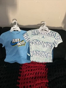 Two Brand New Nike Short Sets With Tags Size 7 Kids - Picture 1 of 1
