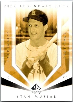 2004 SP Legendary Cuts Stan Musial St. Louis Cardinals #109 - Image 1 of 2