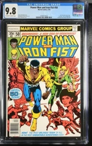 POWER MAN AND IRON FIST #50 1978 MARVEL CGC 9.8 1ST ISSUE - Picture 1 of 2