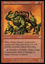 Magic the Gathering MTG Siege-Gang Commander (103) Scourge   MP