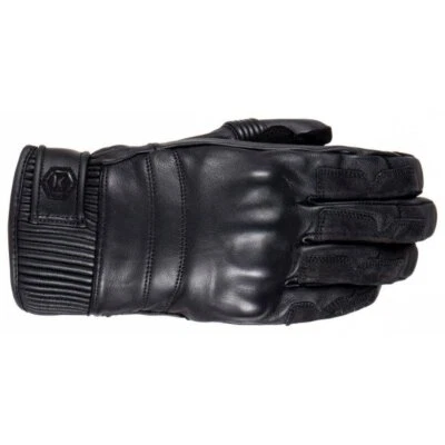 Guantes de motocicleta Knox Hadleigh para hombre blindados CE negros Foto 1 de 4