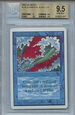 MTG Unlimited Blue Elemental Blast BGS 9.5 Gem Mint Magic The Gathering 1907