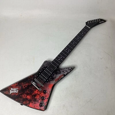 Paper Jamz Wow Wee Red And Black Toy Battery Electric Guitar  - Image 1 of 3