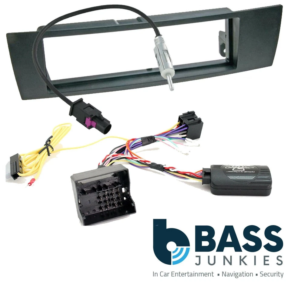 CONNECTS2 BMW 1 Series E81 E82 E87 E88 Car Stereo Single Din Fascia & SWC Kit CTKBM52