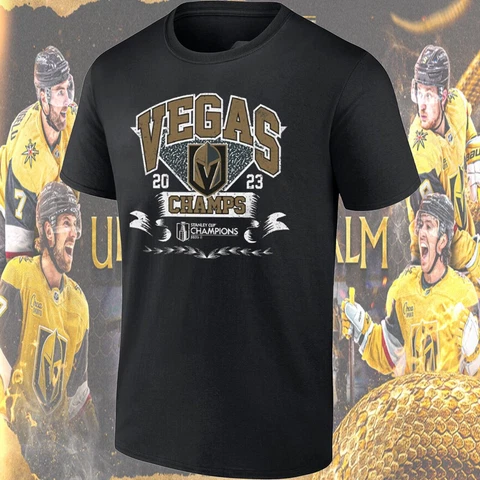 HOT  !! Vegas Golden Knights 2023 Stanley Cup Champions T-Shirt Size S_3XL Cover