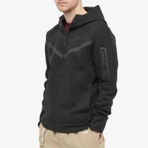 Nike Mens Tech Fleece Jacket Mens Size MEDIUM - Black/Black - New With Tags✅ - Picture 1 of 5