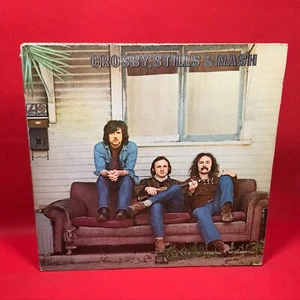 CROSBY STILLS & NASH 1972 UK vinyl LP + INSERT Marrakesh Express record - Picture 1 of 6