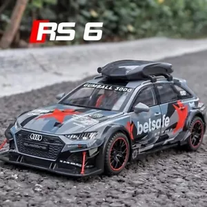 Audi RS6 l coche de colección y modelo de coche - fundición a presión 1:24, sonido y luz, retracción - Imagen 1 de 4