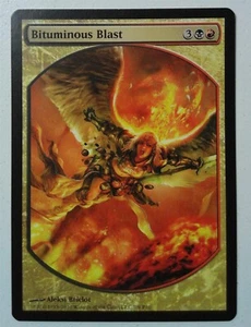 Bituminous Blast *Textless Player Rewards* Magic MtG x1 SP - Picture 1 of 2