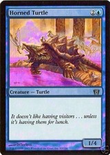 MTG - 8th Edition - Horned Turtle - 2X - Foil - NM