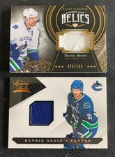 2010-11 PANINI 2016-17 UD BLACK DIAMOND DANIEL SEDIN #23/199 & 157/599 LOT OF 2