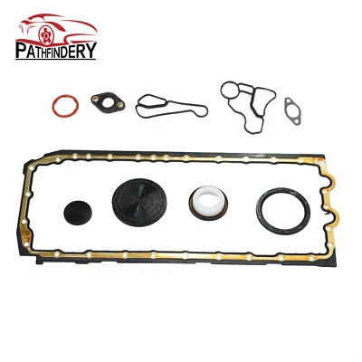 Juego de juntas de cárter de aceite con sello de enfriador de aceite para BMW M135i 335i 435i 535i X5 X6 N55 N54 Foto 1 de 4