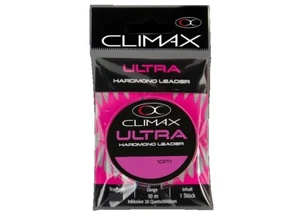 Climax Ultra Hardmono Leader 10m Hard Mono Raubfischvorfach mit Kemmhülsen - Picture 1 of 1