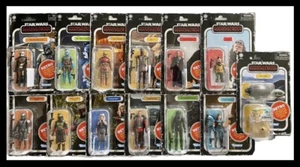 Star Wars The Mandalorian Retro Collection' The Mandalorian (Beskar) ' figure - Picture 1 of 5