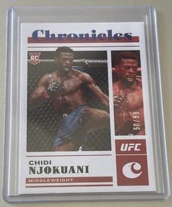 2023 Chronicles UFC Blue Chidi Njokuani Rookie Card RC #/99