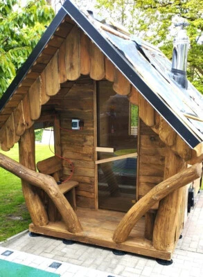 Sauna Hütte – Gartensauna - Saunahaus. Ein Unikat und absoluter Blickfang. - Bild 1 von 4
