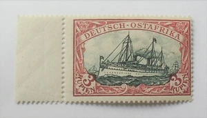 1901Mi:2000,- MiNr 21 b I Kaiseryacht 3 R. Rahmen Type III Mitte Type I * Attest - Bild 1 von 7