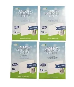 Eco Select Laundry Detergent Sheets Fresh Linen For All Machines LOT OF 4pk - Picture 1 of 4