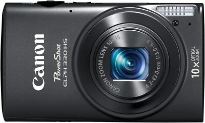 85%NEW Canon PowerShot ELPH 330 HS/ IXUS 255 10x Optical Compact Digital Camera - Image 1 of 4