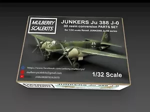 1/32 JUNKERS JU 388 J-0 NACHTJÄGER RESIN CONVERSION SET MULBERRY SCALE KITS - Foto 1 di 17