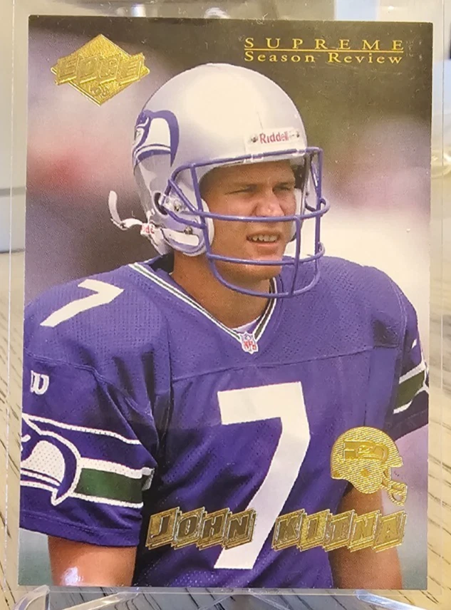 1998 Collector's Edge Supreme Season Review Jon Kitna #169 Seattle Seahawks - Image 1 of 2