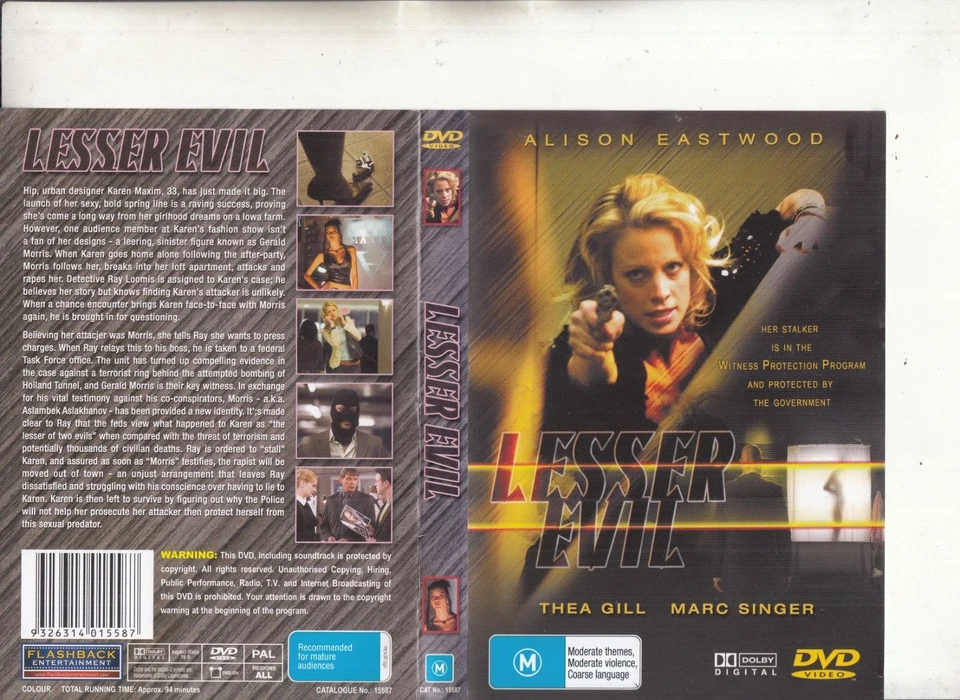 Lesser Evil-2006-Alison Eastwood- Movie-DVD - Image 1 of 1