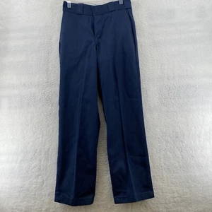Dickie's Men 26X29 (Actual) Blue Work Pants Slash Pockets Mid Rise New W/O Tags - Picture 1 of 10