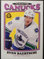 2016-17 16/17 O-Pee-Chee RETRO #193 Sven Baertschi Vancouver Canucks