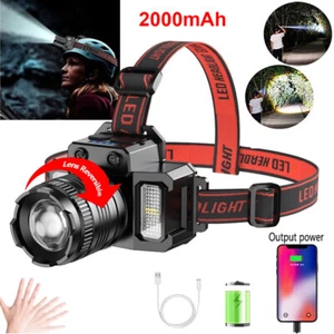 900000LM Faro LED Recargable Cabezal Antorcha Linterna - Imagen 1 de 10
