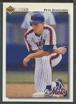 1992 Upper Deck #673 Pete Schourek New York Mets - Image 1 of 2