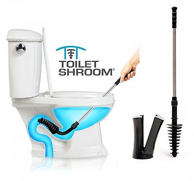 ToiletShroom® Revolutionary Toilet Plunger Plus Squeegee For Clogs By TubShroom • 17.85£