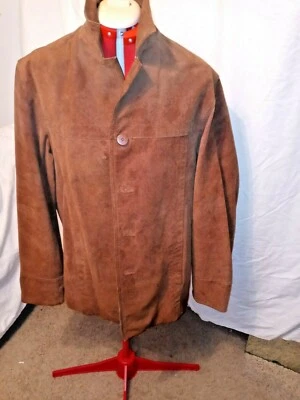 Wilsons Leather Suede M Jacket Rugged Dark Brown RN69426 Blazer - Image 1 of 4