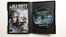 CALL OF DUTY FINEST HOUR - PS2 - COMPLETE W/ MANUAL - BLACK LABEL