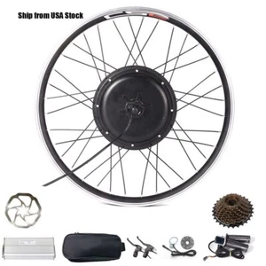Ship From USA CSC E bike Conversion Kit 48V 15OOW 27.5in Rear Motor Wheel - Picture 1 of 8