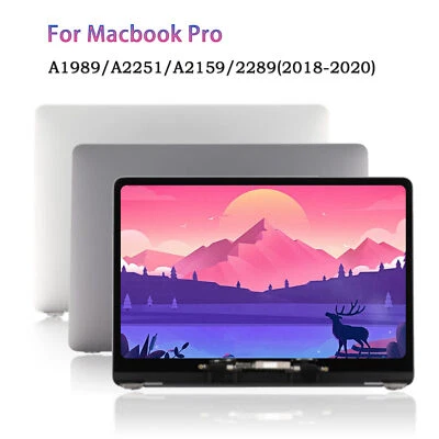 For MacBook Pro A1989/A2159/A2289 13.3" LCD Display Screen Replacement Sliver - Image 1 of 4