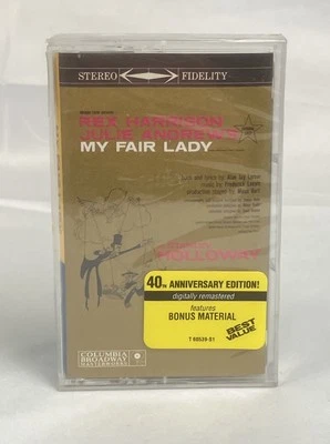 MY FAIR LADY Cassette Tape Original London Cast Factory Sealed Hype Sticker - Image 1 of 3
