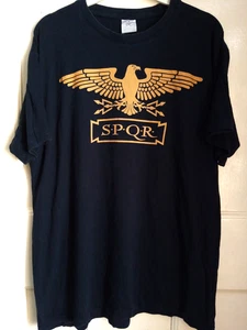 T Shirt Gold Eagle Motorrad Medium "S.P.O.R." Casual Graphic B&C Logo Herren - Bild 1 von 24