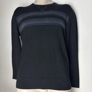 Smartwool Men's Sparwood Stripe Crew Sweater SZ L Pullover has wear pilling - Picture 1 of 10