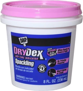 12328 Drydex Spackling Interior/Exterior, 1/2-Pint - Picture 1 of 12