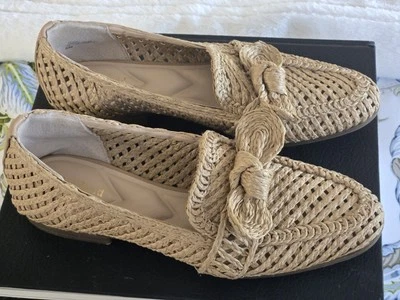 Charles By Charles David Women's Brown, Tan Crochet Raffia Ballet Flat 8 Excelle - Image 1 of 4