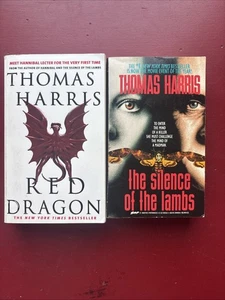 Thomas Harris THE SILENCE of the LAMBS And RED DRAGON - Imagen 1 de 2